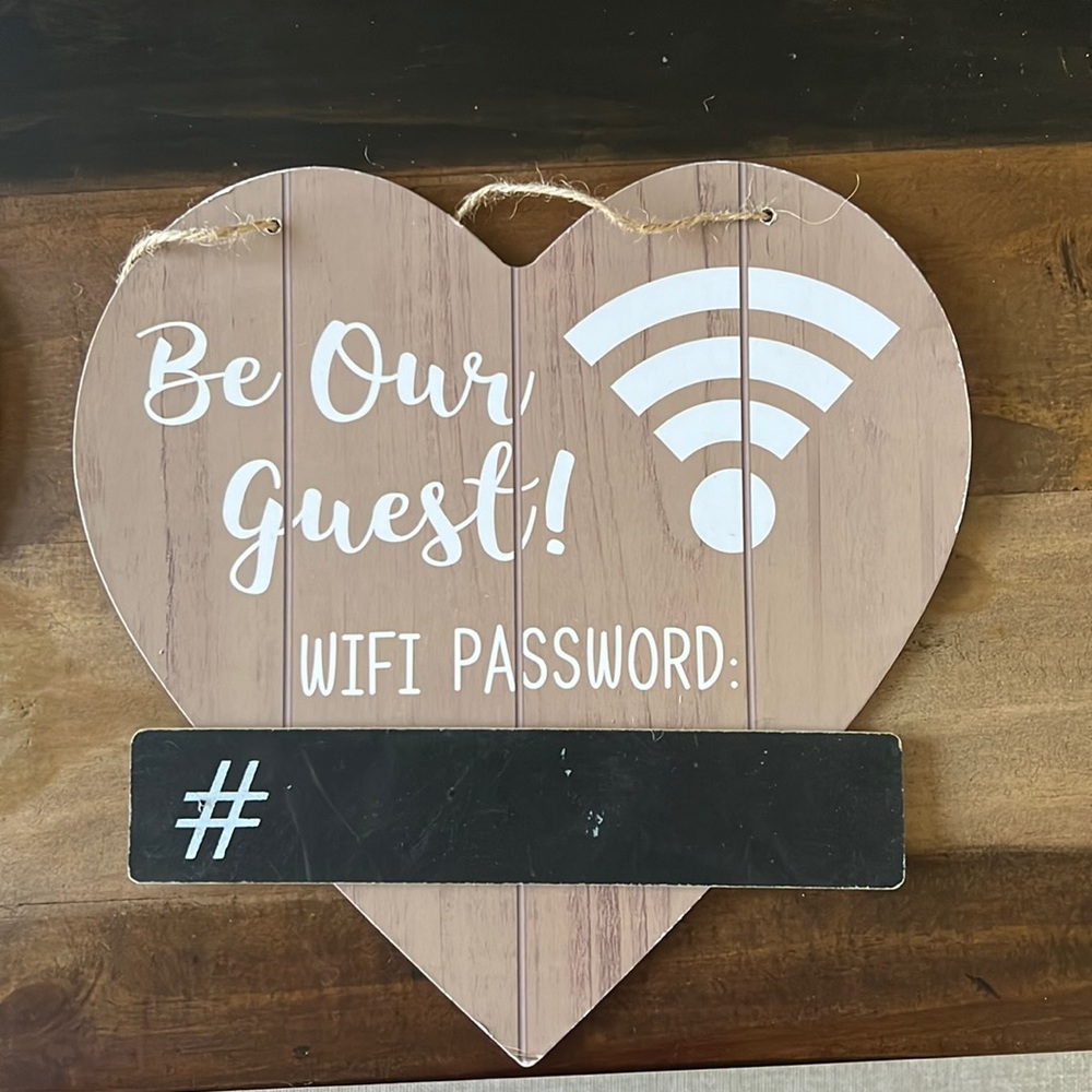 WIFI PASSWORD WALL DECOR